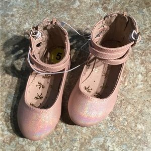 Self Esteem Brand Toddler Shoes Size 5 Sparkles and Ankle Straps NWT
